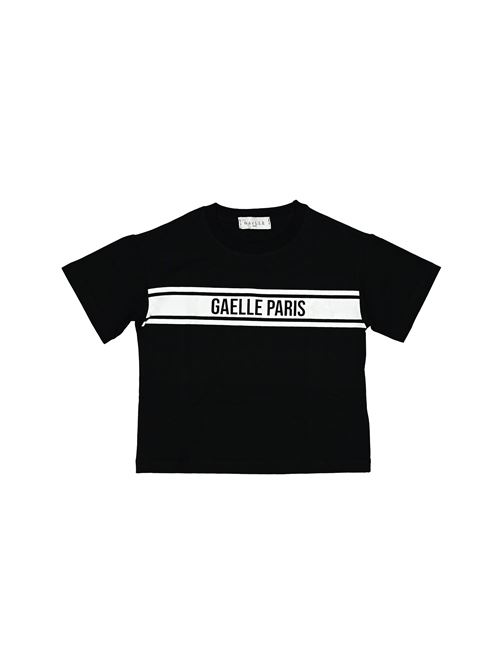 T-shirt, bambina, logata. GAELLE PARIS | 2746M00103BK